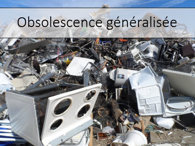 Carte "Obsolescence généralisée" de la fresque des Low-techs simplifiée, variante de la fresque des Low-tech sous licence CC BY SA, photo : MarkBuckawicki