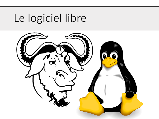 Carte "Le logiciel libre" issue de la Toile du digital.